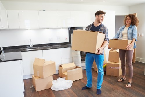 Local packing support for flats and homes in North Kensington