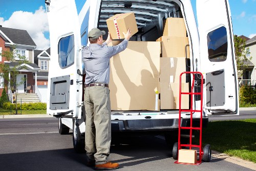 Business relocation process with organised packing and transport in West London