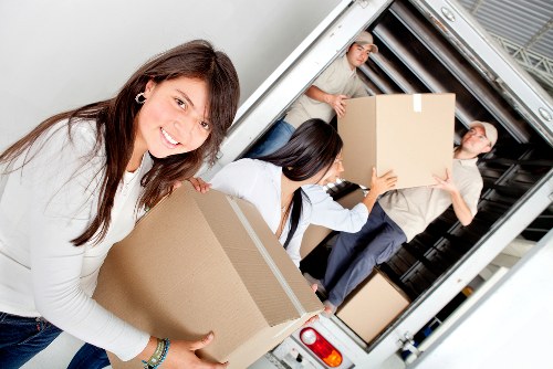 Local van transport for boxes and household items in North Kensington